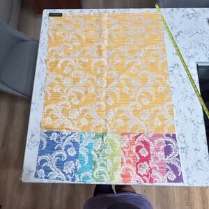 Jim Thompson FRANGIPANA Upholstery Fabric Sample Cotton Linen Viscose 36x26 in